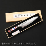 【予約限定】下総国光月作 三徳包丁 180mm ツバ付 伝統工芸品 白紙1号 洋包丁 業務用